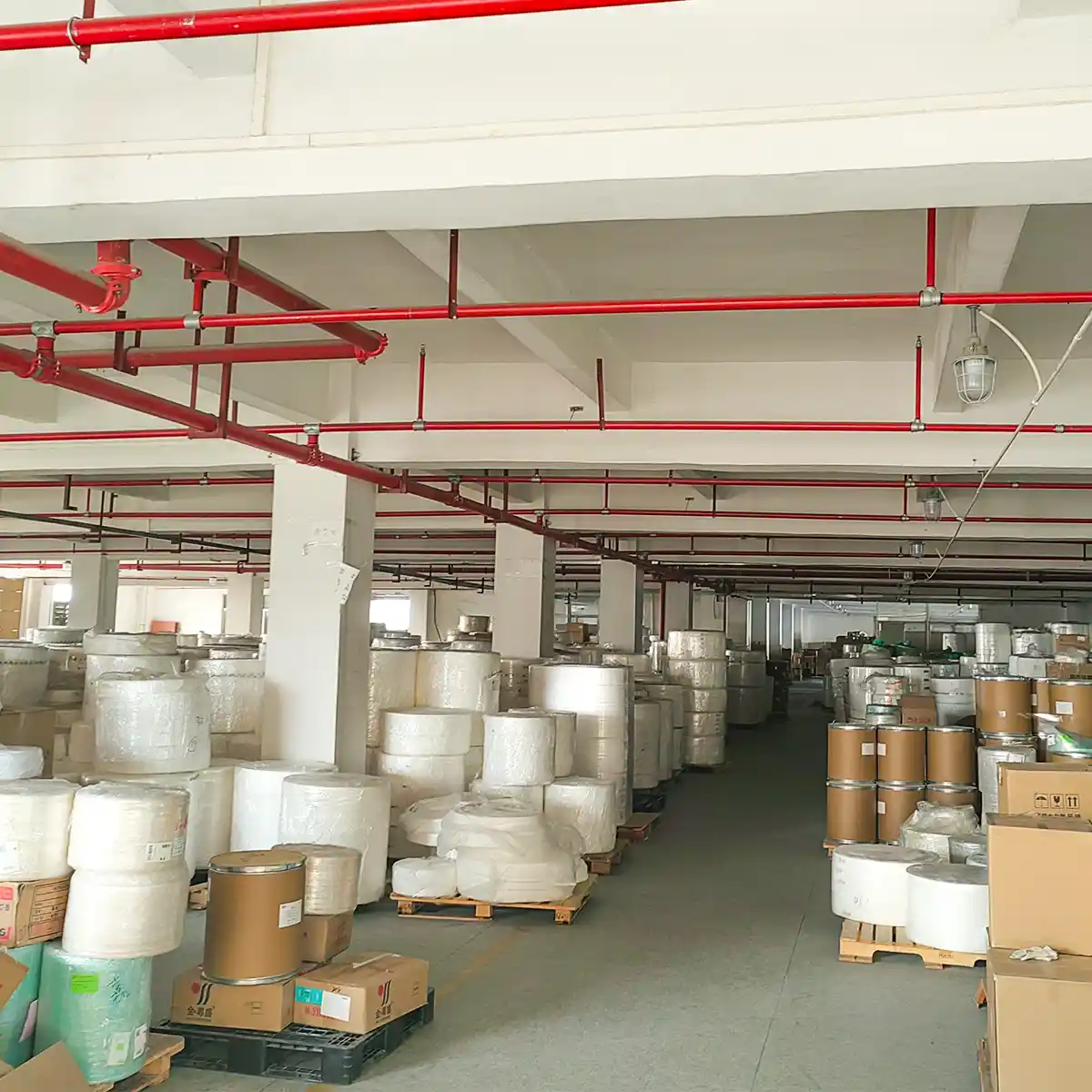 Sanitary napkin raw material warehouse